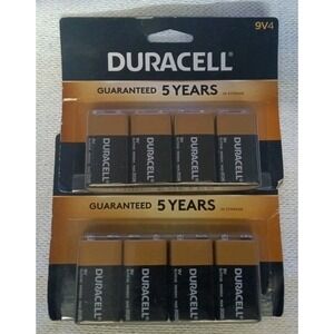 Duracell 9v‎ Batteries 8 Pack Bundle in 2019 Package
